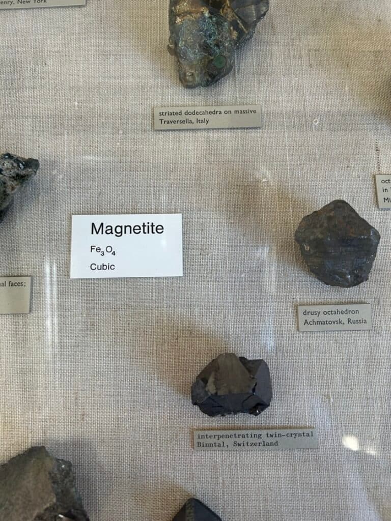 magnetite crystals - oxides