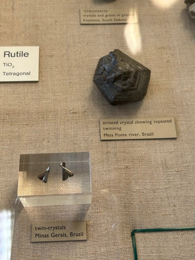 rutile crystals - oxides