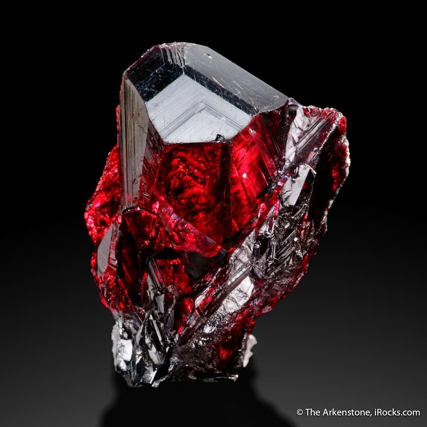 Pyrargyrite crystal - sulfosalts