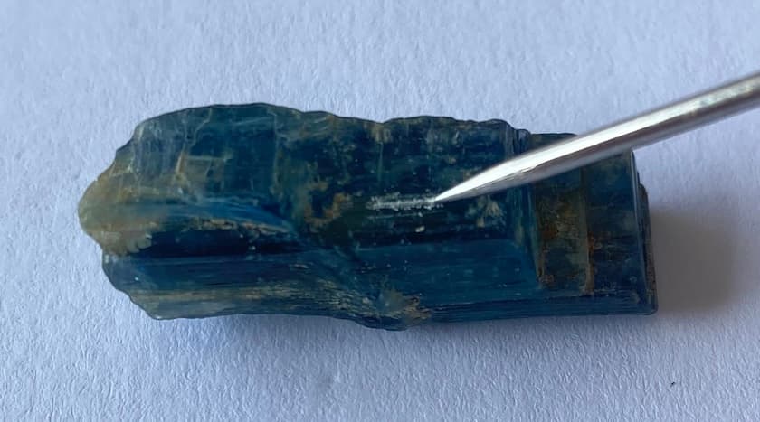kyanite scratch testing