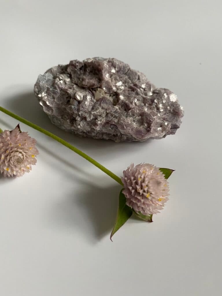 lepidolite - phyllosilicates