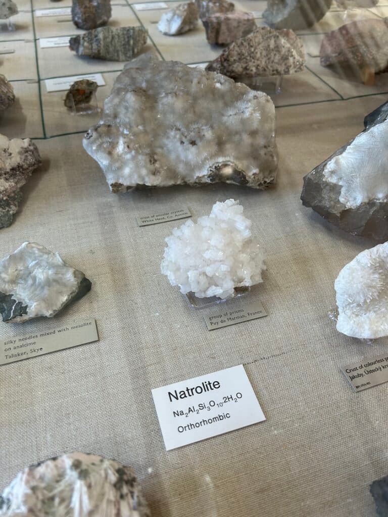 natrolite crystals