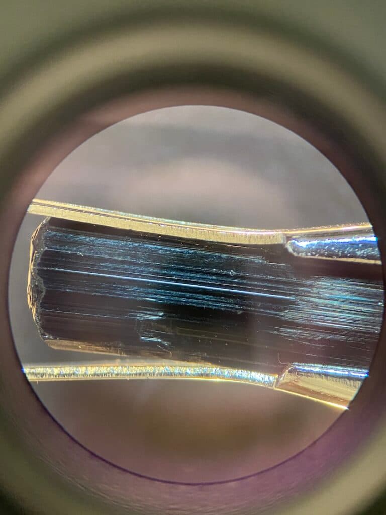 tourmaline striations - cyclosilicates