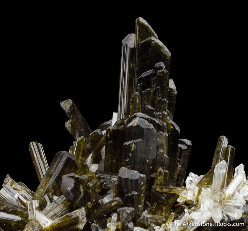 epidote crystals - Peru - silicates