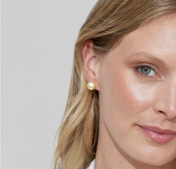 Golden South Sea Pearl Earrings