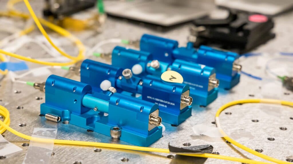 photo of quantum computing equipment