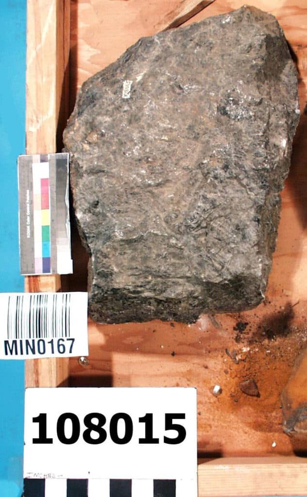 plain feldspar rock on the ground