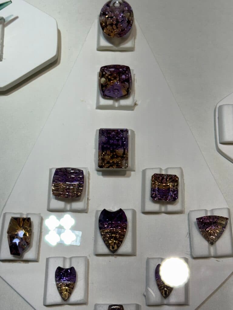 Carved ametrines by Trozzo