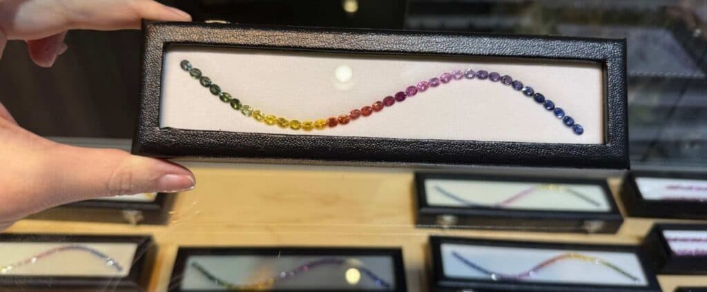 suite of sapphires by NRI Gems