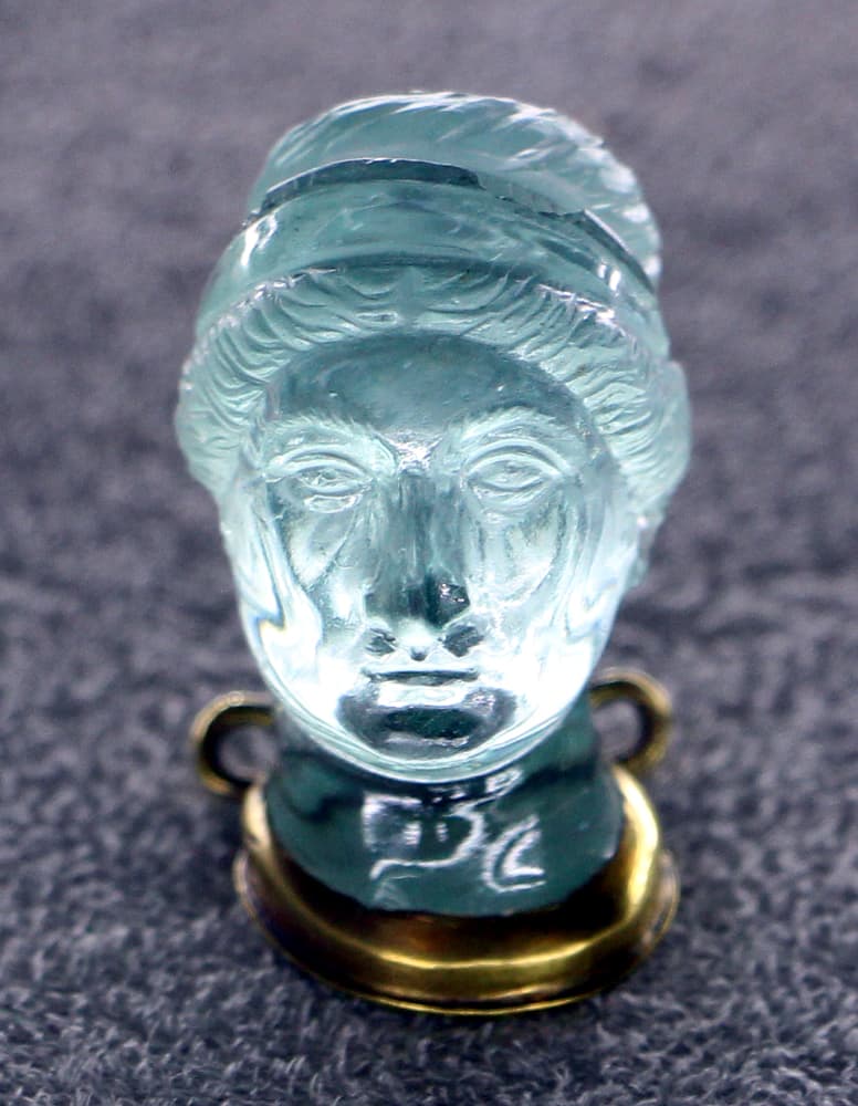 aquamarine carving