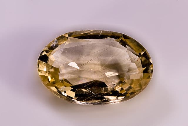 faceted danburite - Madagascar