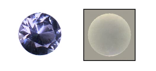 diffusion treated gems - untreated blue sapphire