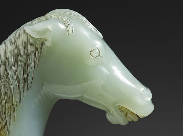 nephrite dagger hilt - India