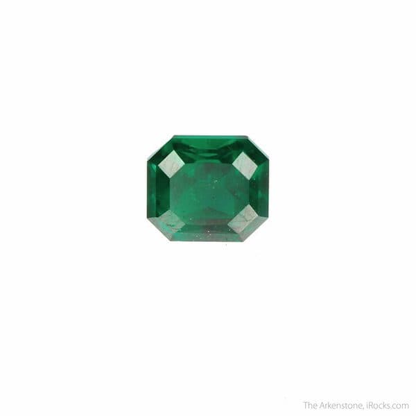 emerald-cut dioptase - Namibia