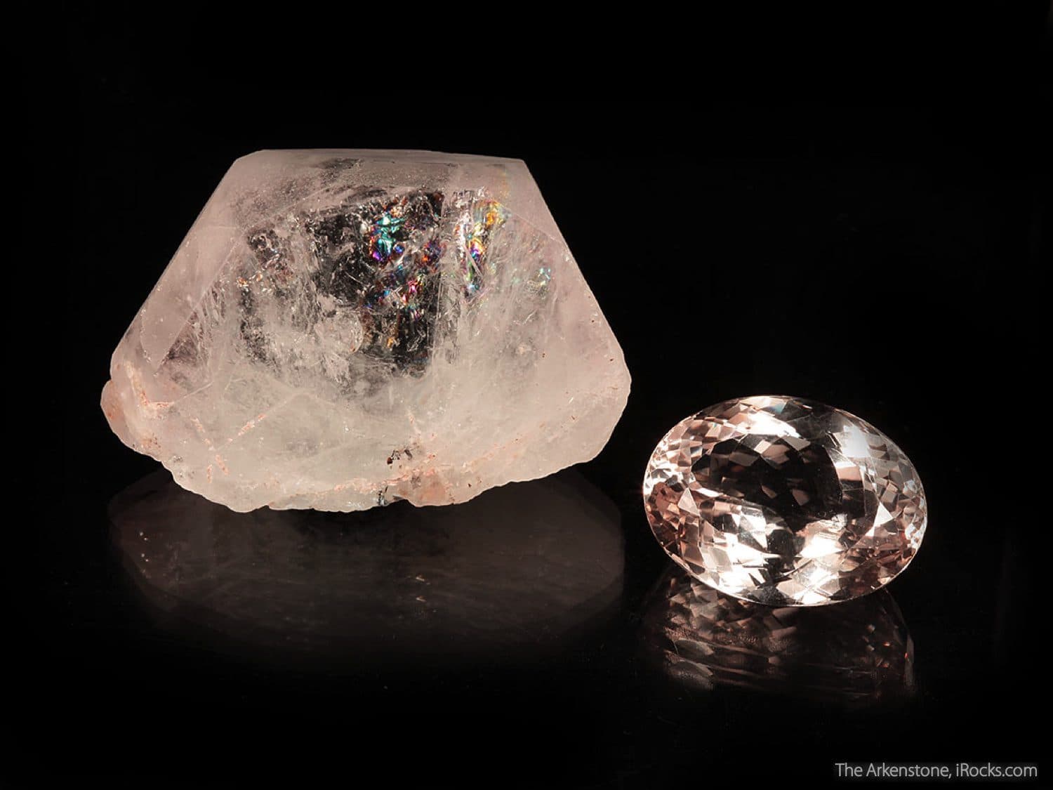 Pink Beryl Faceted from Afghanistan