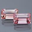 Baguette Cut Tourmaline Pair
