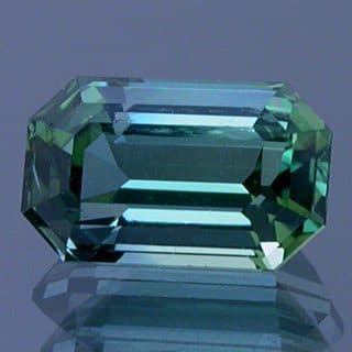 Emerald Cut Bi-Color Tourmaline