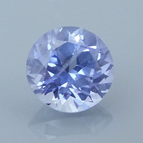 Finished version of Fancy Round Brilliant Cut Sapphire
