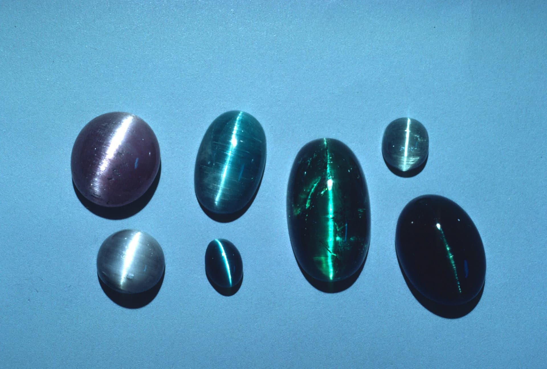 cat's eye tourmalines