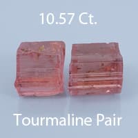 Rough version of Portuguese Square Brilliant Cut Tourmaline
