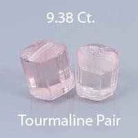 Rough version of Fancy Square Brilliant Cut Tourmaline