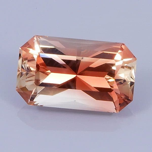 Finished version of Radiant Step Mixed Emerald Cut Sunstone