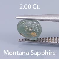 Rough version of Barion Emerald Cut Sapphire