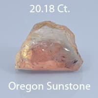 Rough version of Modified Barion Emerald Cut Sunstone