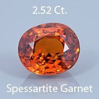 Rough version of Fancy Twisted Round Brilliant Cut Spessartite Garnet