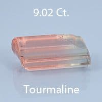 Rough version of Modified Smithsonian Bar Cut Tourmaline