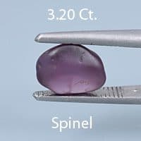 Rough version of Fancy Round Brilliant Cut Spinel