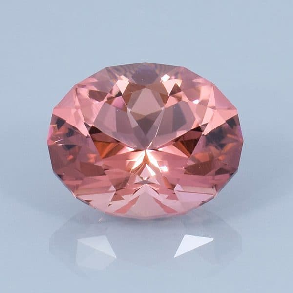 Finished version of Fancy Brilliant Oval Cut Tourmaline