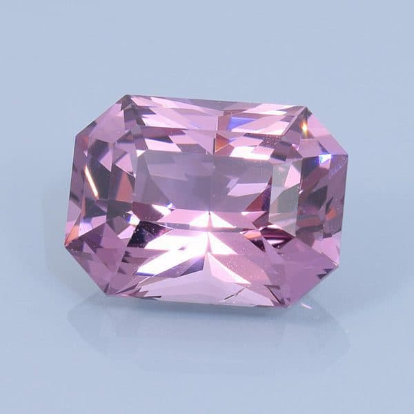 Finished version of Radiant-Step Emerald Cut Spinel