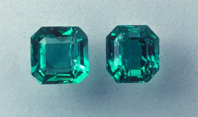 faceted emeralds - Brazil