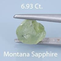 Rough version of Barion Superman Cut Sapphire