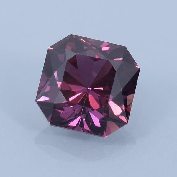 Finished version of Fancy Barion Square Cut Sapphire