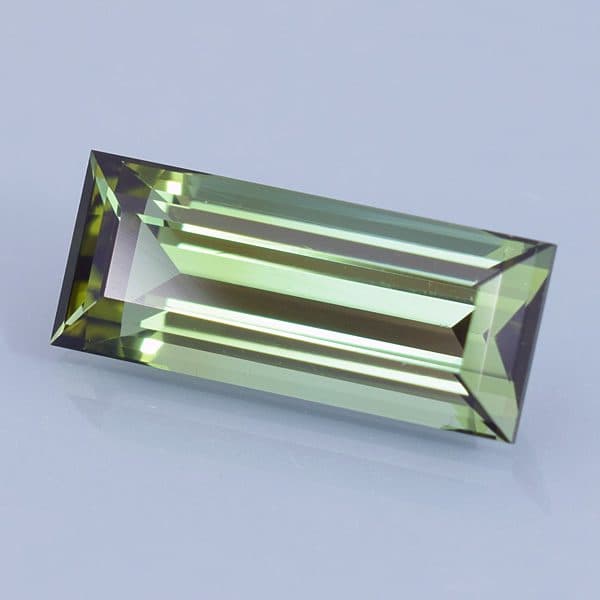 Finished version of Baguette Cut Tourmaline