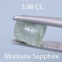 Rough version of Fancy Brilliant Barrel Cut Sapphire