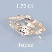 Rough version of Custom Angular Marquise Cut Topaz