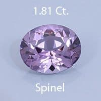 Rough version of Fancy Brilliant Oval Cut Spinel