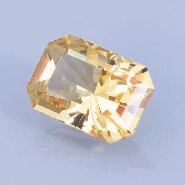 Finished version of Barion Emerald Cut Grossular Garnet