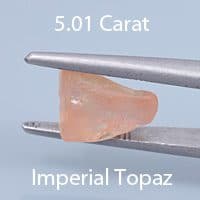 Rough version of Barion Arrow Cut Imperial Topaz