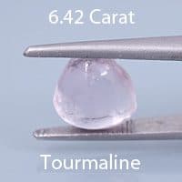 Rough version of Custom Round Cut Tourmaline