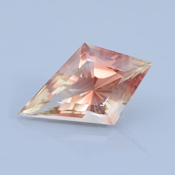 Finished version of Custom Barion Kite Cut Sunstone