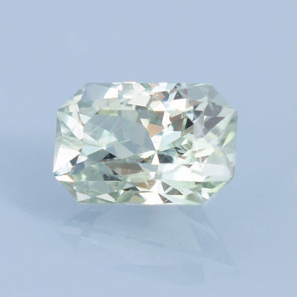 Finished version of Brilliant Emerald Cut Sapphire