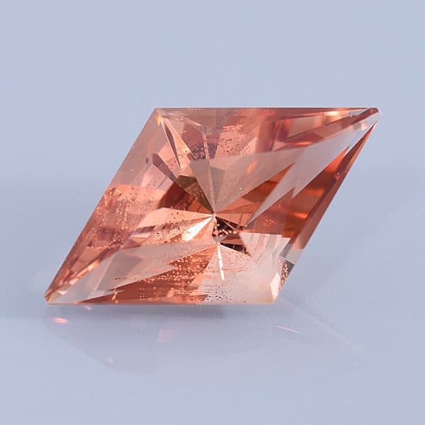 Finished version of Custom Barion Diamond Cut Sunstone