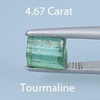 Rough version of Barion Square Cut Tourmaline