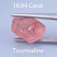 Rough version of Custom Scissors Emerald Cut Tourmaline