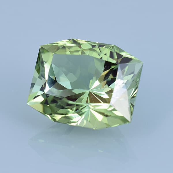 Finished version of Custom Barrel Cut Tourmaline