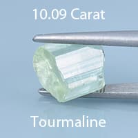 Rough version of Custom Brilliant Square Cut Tourmaline